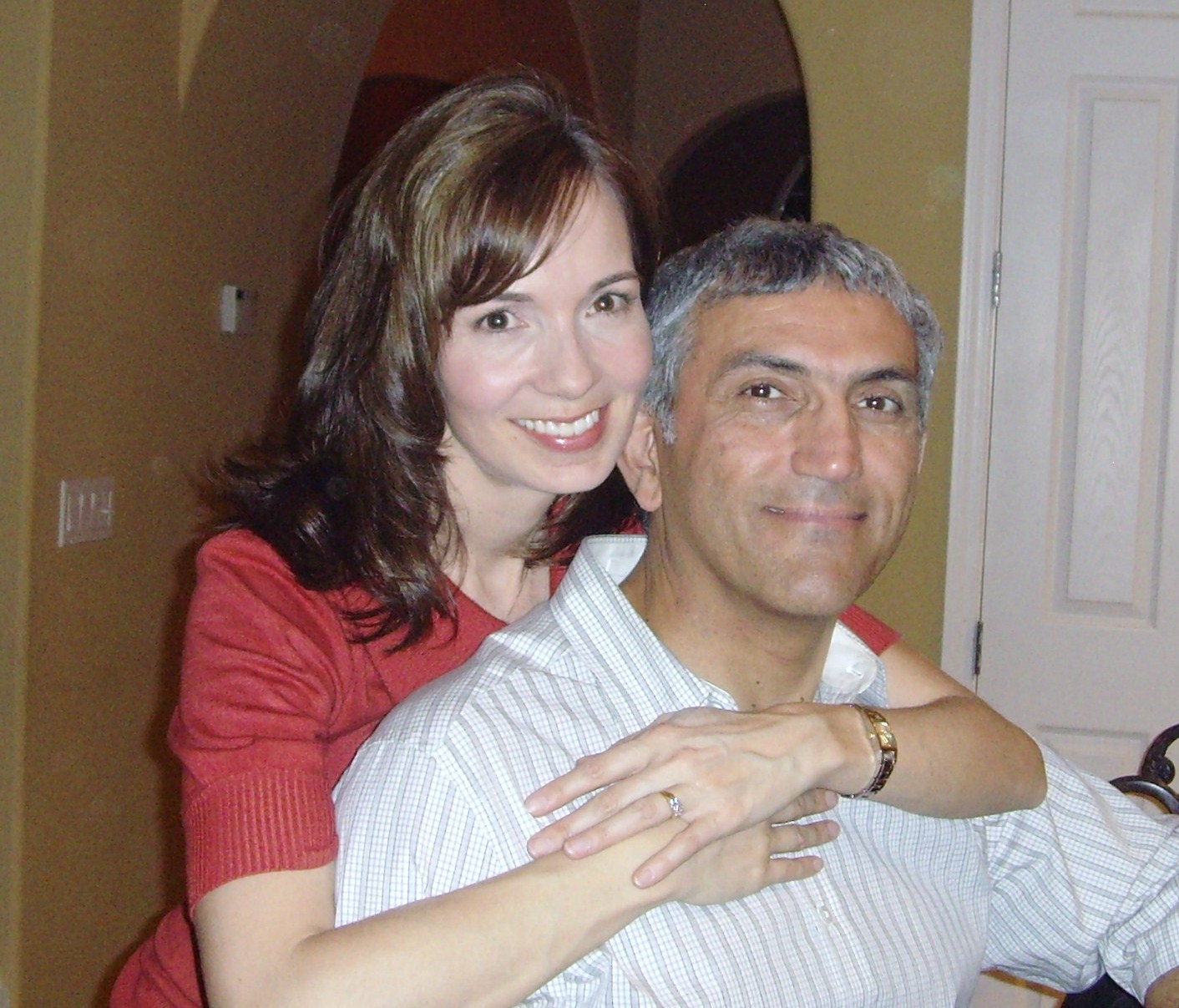 White and Iranian couple